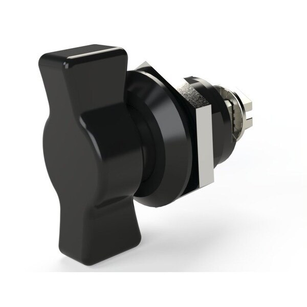 Quarter Turn Wing Knob Non-Locking Black